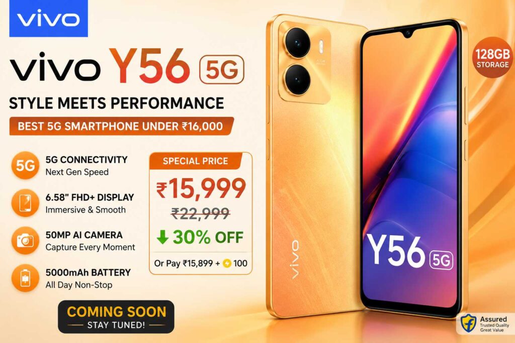 Vivo Y56 5G Price in India, Specifications, Features & Full Review: Complete Buying Guide